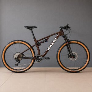 Caloi Elite FS Carbon NX - Marrom